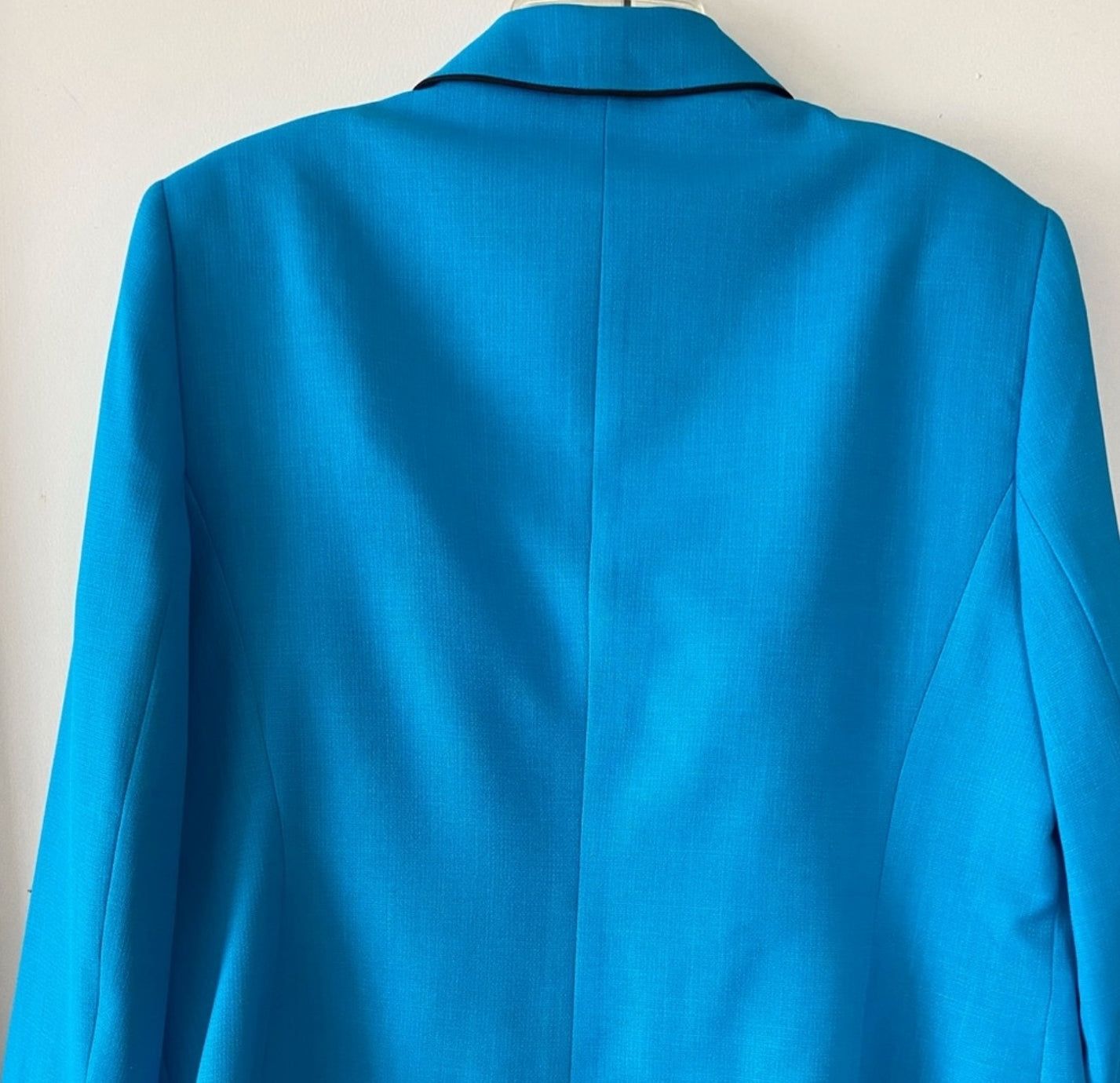 Evan Picone Blue and Black Women Skirt Suit