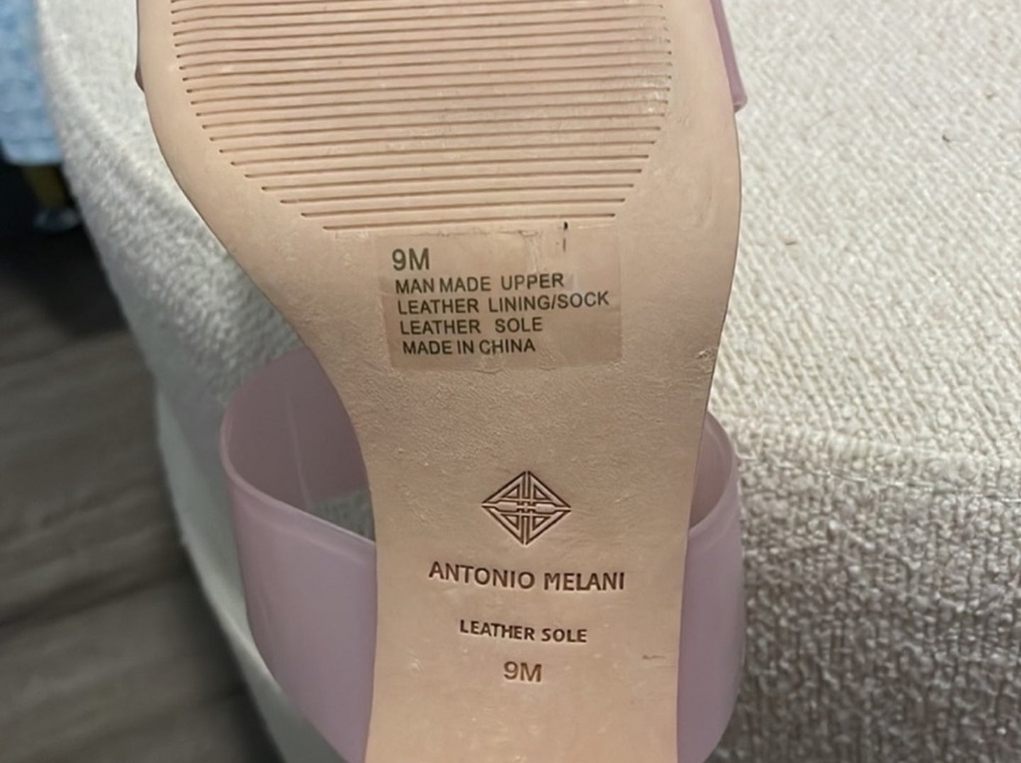 Antonio Melani Pink Leather Sole Shoes