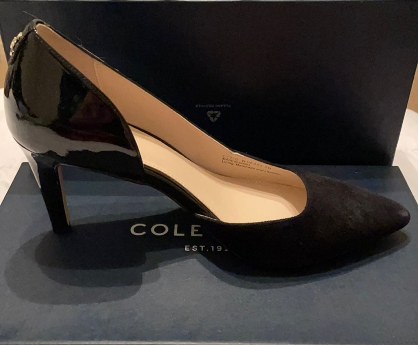 Cole haan sales black suede pumps