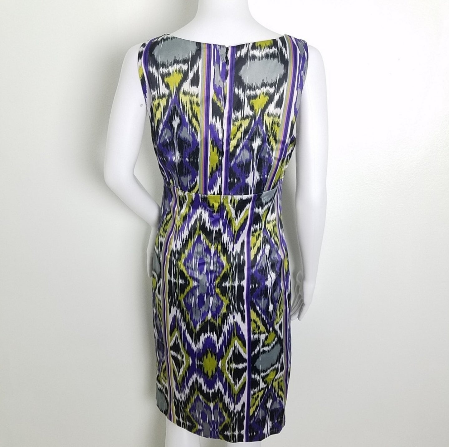 Signature by Sangaria Purple Abstract Dress