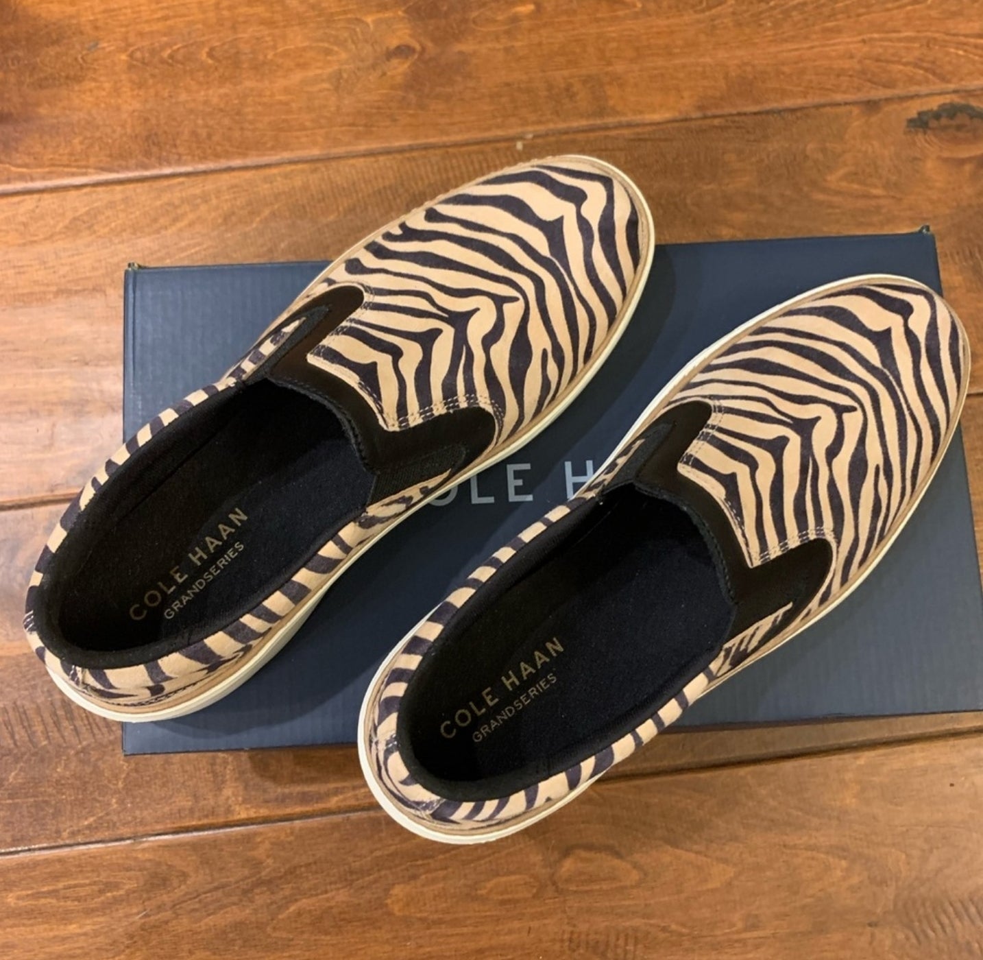 Cole Haan Suede Animal Print Shoes