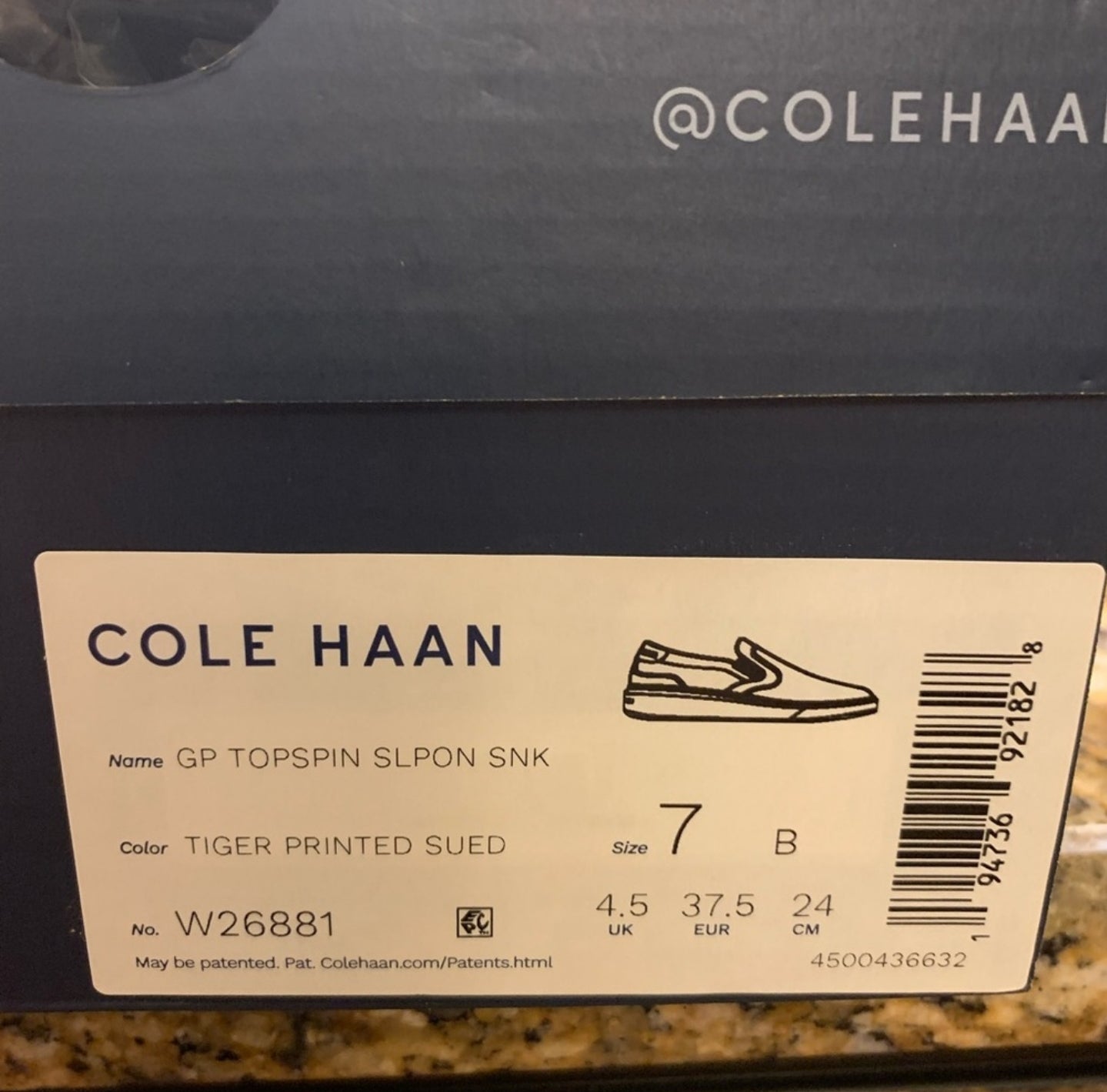 Cole Haan Suede Animal Print Shoes