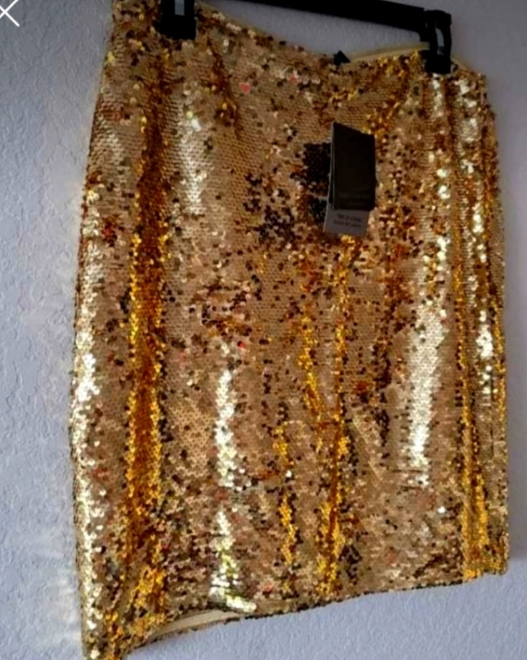 Sequined Gold Two Piece Set